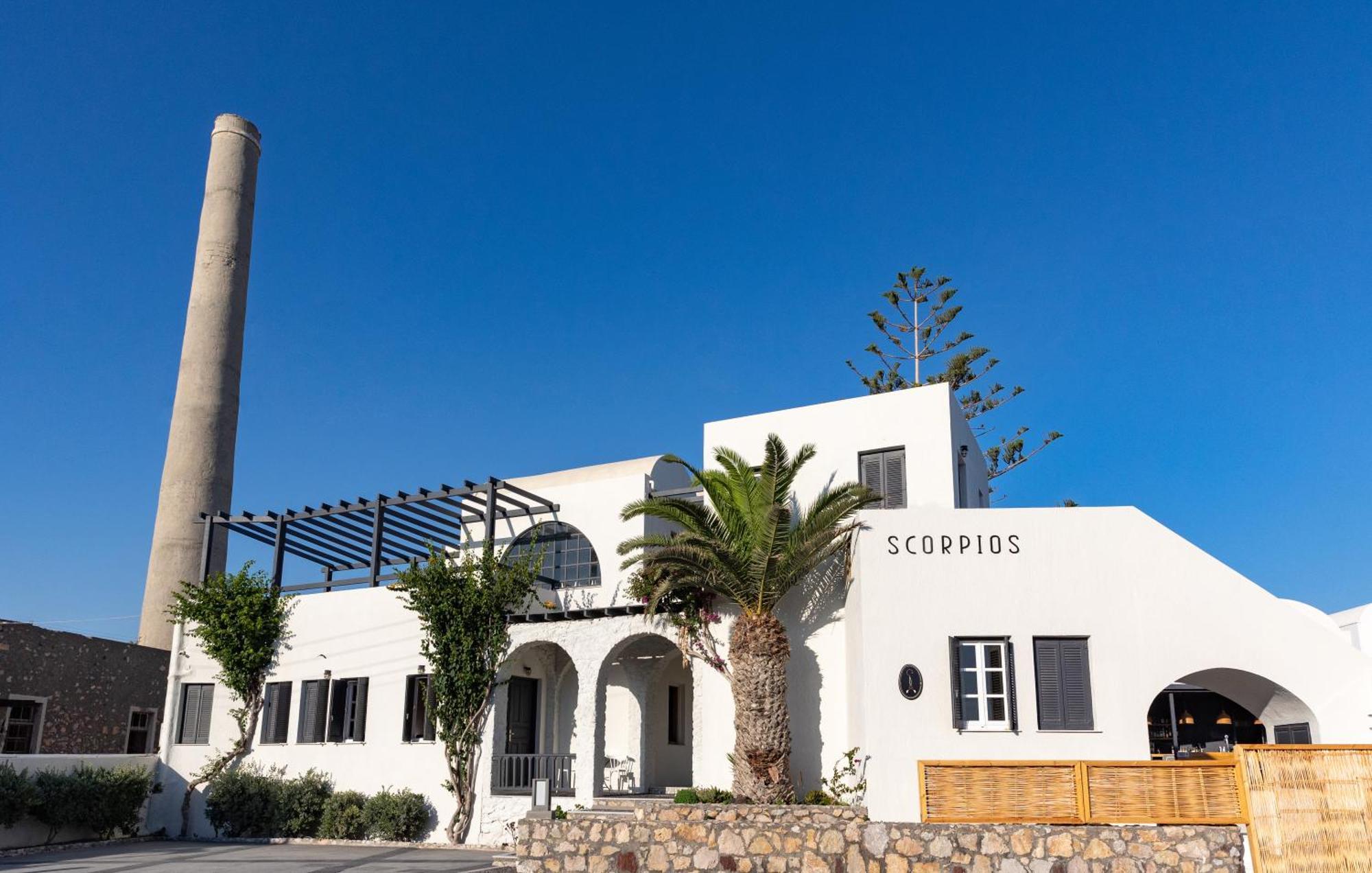 Scorpios Beach Monólithos Extérieur photo